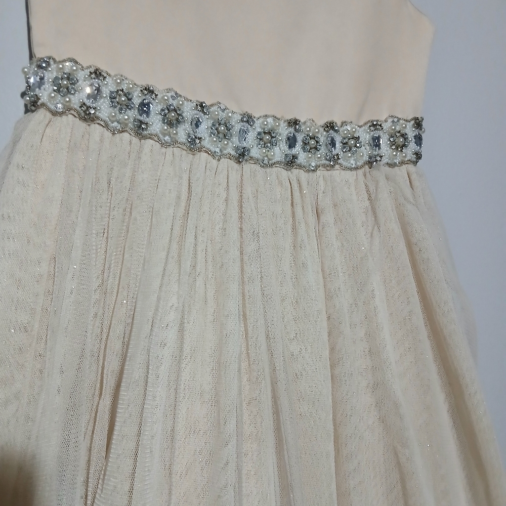 Chantilly Place Girls Long Elegant Sleeveless Dress. Size 6 - Picture 7 of 16